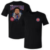 Cade Cunningham Detroit Pistons Caricature F&B WHT by 500 LEVEL