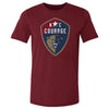 North Carolina Courage Vintage Primary Logo WHT by 500 LEVEL