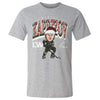 Kirill Kaprizov Minnesota Cartoon Santa Hat WHT by 500 LEVEL
