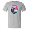 San Diego Wave FC Vintage Primary Logo WHT by 500 LEVEL