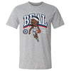 Bradley Beal Los Angeles Clippers Cartoon WHT by 500 LEVEL