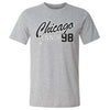 Connor Bedard Chicago Script 98 WHT by 500 LEVEL