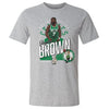Jaylen Brown Boston Celtics Shield WHT by 500 LEVEL