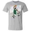 Jaylen Brown Boston Celtics Slant WHT by 500 LEVEL
