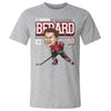 Connor Bedard Chicago Cartoon WHT by 500 LEVEL