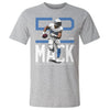 Khalil Mack Los Angeles C Bold Number WHT by 500 LEVEL