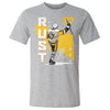 Bryan Rust Pittsburgh Vintage Retro WHT by 500 LEVEL