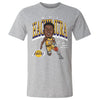Rui Hachimura Los Angeles Lakers Cartoon WHT by 500 LEVEL