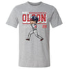 Matt Olson Atlanta Cartoon WHT by 500 LEVEL