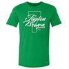 Jaylen Brown Boston Number Script WHT by 500 LEVEL