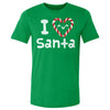 Christmas I Love Santa WHT by 500 LEVEL