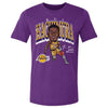 Rui Hachimura Los Angeles Lakers Cartoon WHT by 500 LEVEL
