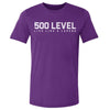 500 LEVEL Wordmark WHT by 500 LEVEL