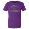 Detroit Vs. Everybody Gray WHT by 500 LEVEL