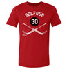 Ed Belfour Chicago 30 Goalie Sticks WHT by 500 LEVEL
