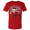 Connor Bedard Chicago Cartoon Santa Hat WHT by 500 LEVEL