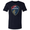 North Carolina Courage Vintage Primary Logo WHT by 500 LEVEL