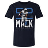 Khalil Mack Los Angeles C Bold Number WHT by 500 LEVEL
