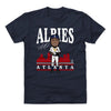 Ozzie Albies Toon R WHT by 500 LEVEL