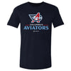 Columbus Aviators Primary Logo WHT by 500 LEVEL
