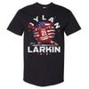 Dylan Larkin Detroit USA Flag Celebration WHT by 500 LEVEL