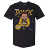Luka Doncic Los Angeles Lakers Caricature WHT by 500 LEVEL