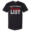 Christmas First On Santa's Naughty List WHT by 500 LEVEL
