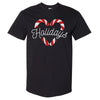 Christmas Candy Cane Heart WHT by 500 LEVEL