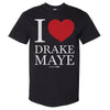 Drake Maye New England I Heart WHT by 500 LEVEL