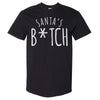 Christmas Santa's B-tch WHT by 500 LEVEL