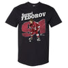 Sergei Fedorov Detroit Retro WHT by 500 LEVEL