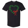 Christmas Heart Wreath WHT by 500 LEVEL