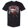 Connor Bedard Chicago Cartoon Santa Hat WHT by 500 LEVEL