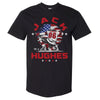 Jack Hughes New Jersey USA Flag Celebration WHT by 500 LEVEL