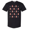 Christmas 8-bit Santas WHT by 500 LEVEL