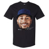 Mookie Betts Los Angeles D Vintage Head WHT by 500 LEVEL