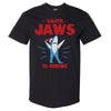 Christmas Santa Jaws WHT by 500 LEVEL