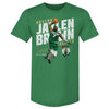 Jaylen Brown Boston Celtics Slant WHT by 500 LEVEL