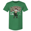 Kirill Kaprizov Minnesota Cartoon Santa Hat WHT by 500 LEVEL