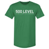 500 LEVEL Wordmark WHT by 500 LEVEL
