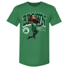 Jaylen Brown Boston Celtics Cartoon WHT by 500 LEVEL