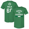Nigeria Vs. Everybody Afro Nation F&B WHT by 500 LEVEL