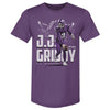 J.J. McCarthy Minnesota Griddy WHT by 500 LEVEL