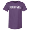 500 LEVEL Wordmark WHT by 500 LEVEL