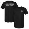 Los Angeles Golf Club Pocket Wordmark F&B WHT by 500 LEVEL