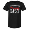 Christmas First On Santa's Naughty List WHT by 500 LEVEL