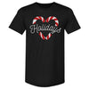 Christmas Candy Cane Heart WHT by 500 LEVEL