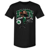 Jaylen Brown Boston Celtics Cartoon WHT by 500 LEVEL
