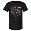 Matt Boldy Minnesota USA Flag WHT by 500 LEVEL