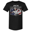 Jack Hughes New Jersey American Flag WHT by 500 LEVEL